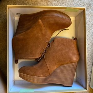 Michael Kors Pierce Lace Up Wedge